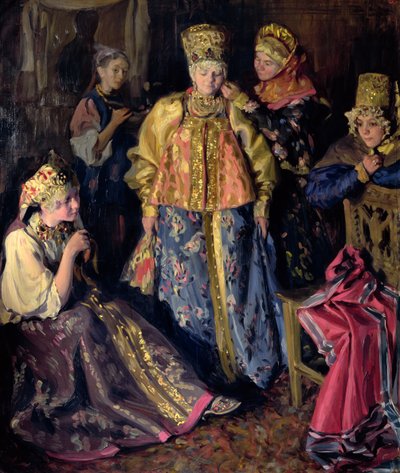 Wedding dress, 1911 by Ivan Semyonovich Kulikov